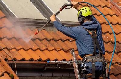 Démoussage et hydrofuge de toiture à Grandeyrolles